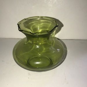 Vintage green vase